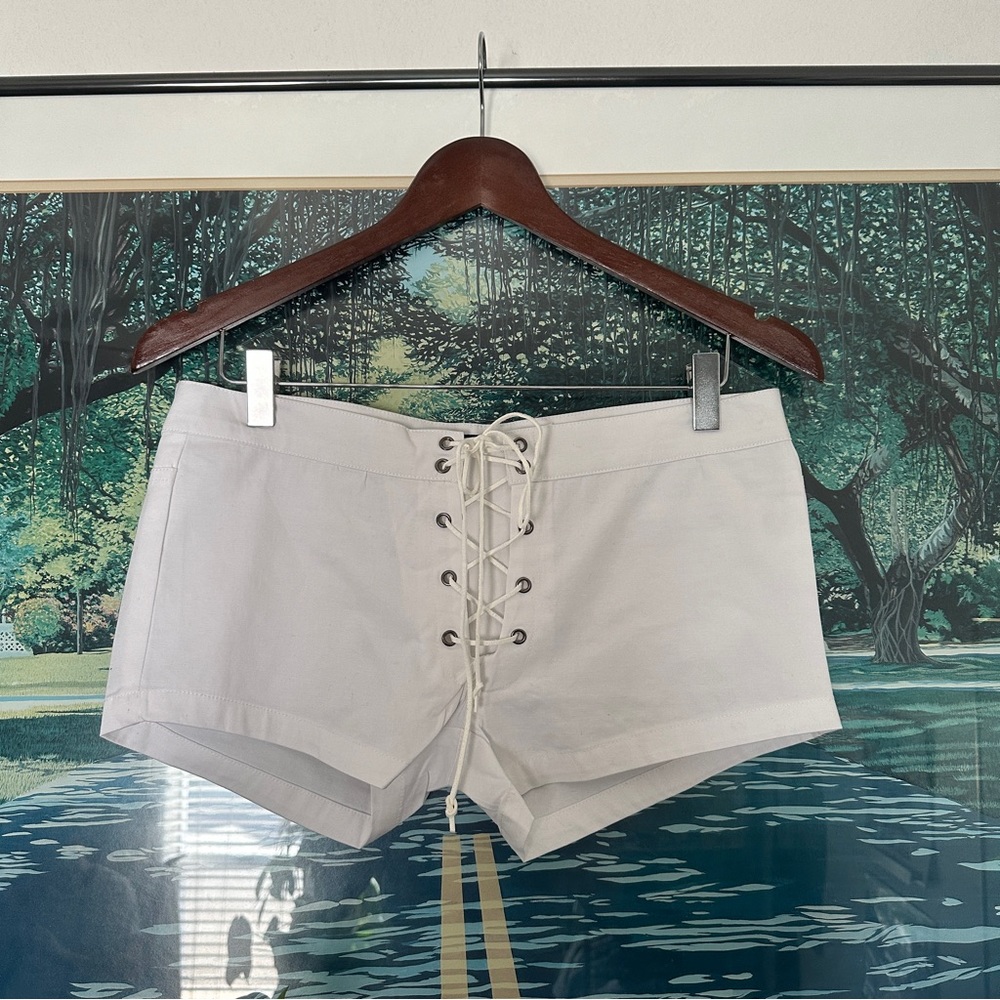 Y2k western style shorts